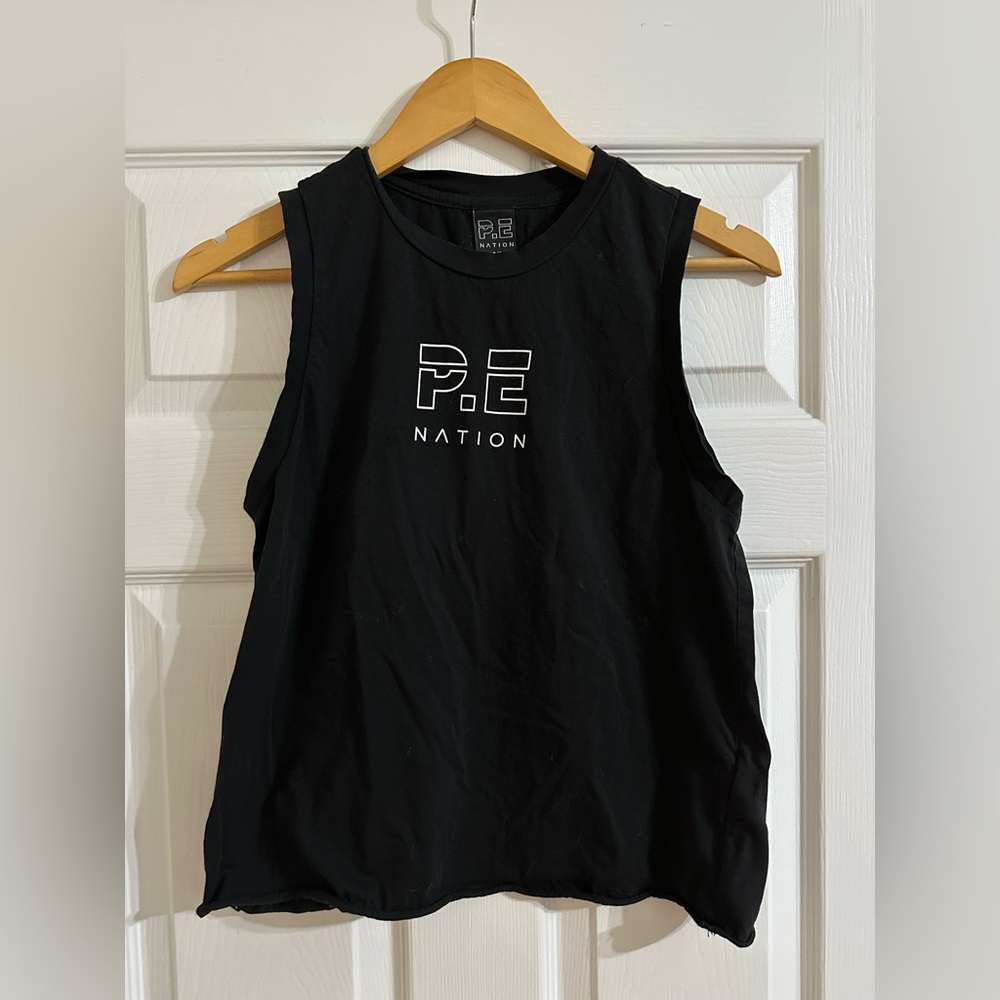P.E Nation Black Tank Top